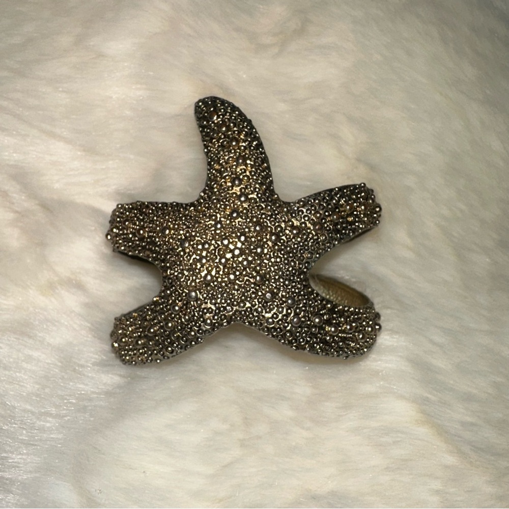 Starfish cuff bracelet